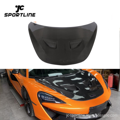 Pre-preg Dry Carbon Fiber Car Hood Bonnet for McLaren 540C 570S GT 600LT 2015-2021